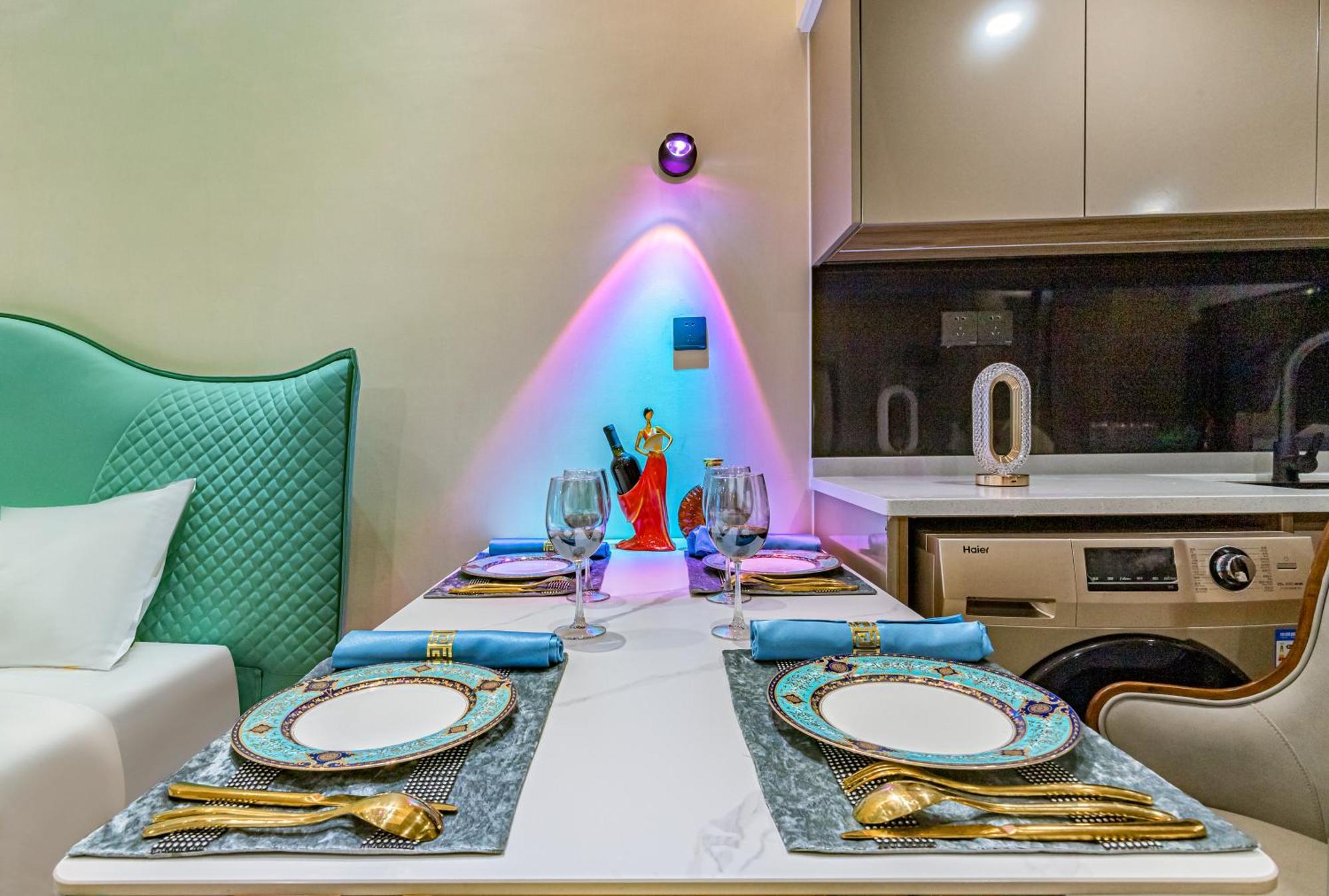 Kunming Dianchi Mideel International Apartment - South Asian Style Fuhai Metro エクステリア 写真
